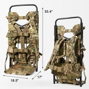 Military rucksack with frame Multicam
