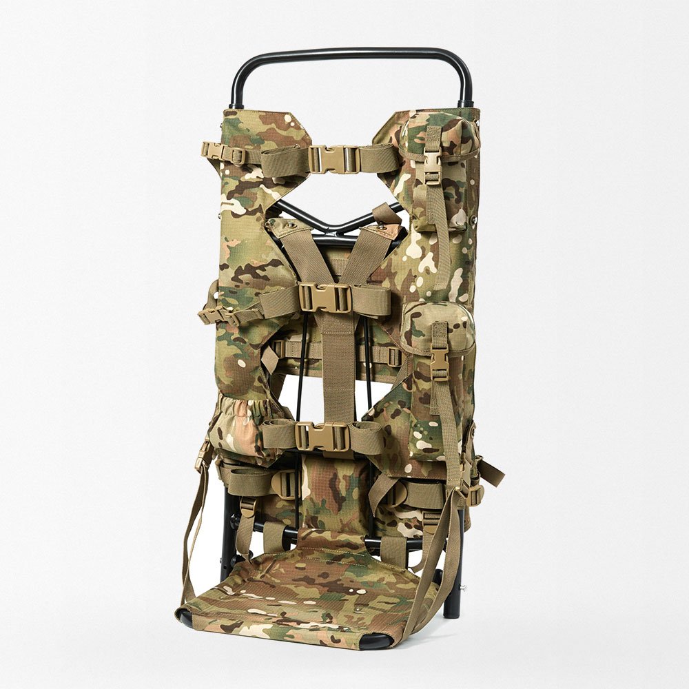 Military rucksack with frame Multicam