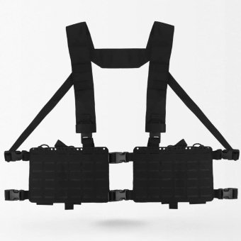 Minimalist chest rig for ar15 type mags (5.56) Black