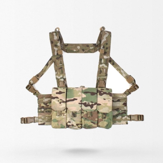 Modern chicom chest rig Multicam