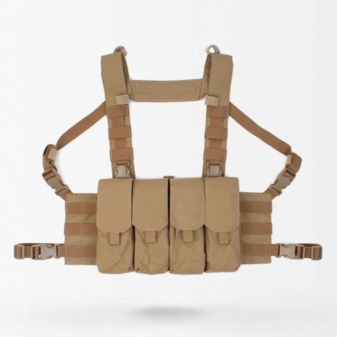 Modern chicom chest rig Coyote Brown