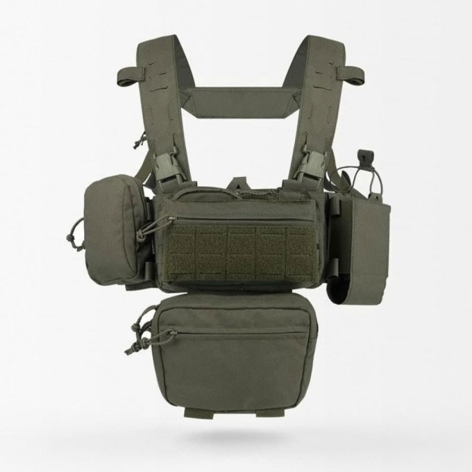 Modular chest rig for special forces "Y-Keda" Ranger Green
