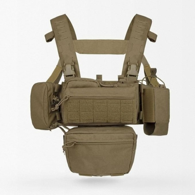 Modular chest rig for special forces "Y-Keda" Coyote Brown