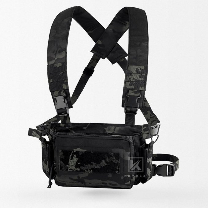 Multicam black micro chest rig "D3CRM"
