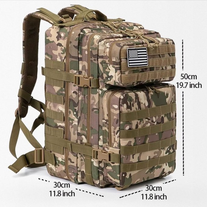Multicam molle backpack 45L