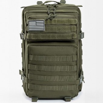Olive green tactical backpack 45L