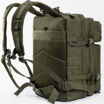 Olive green tactical backpack 45L