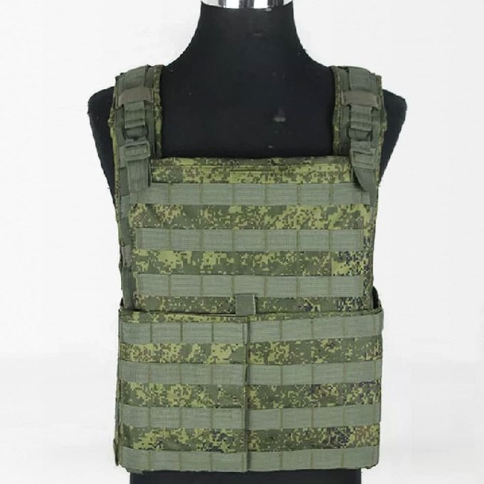 Russian Modular chest rig with front and back plates "6B46"