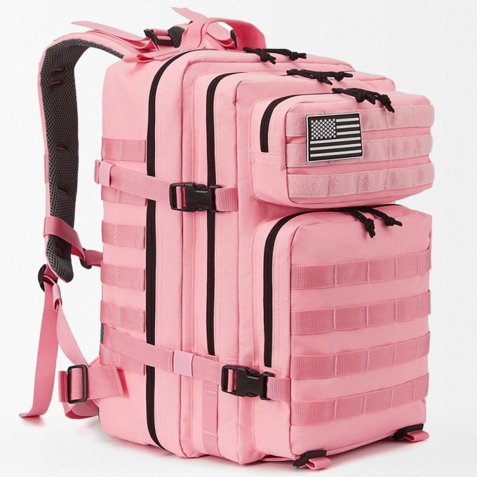 Tactical backpack pink 45L