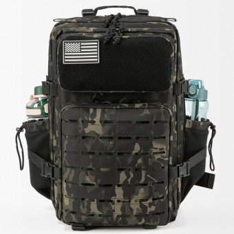 Tactical gym backpack 50L Multicam Black