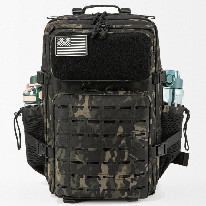 Tactical gym backpack 50L Multicam Black