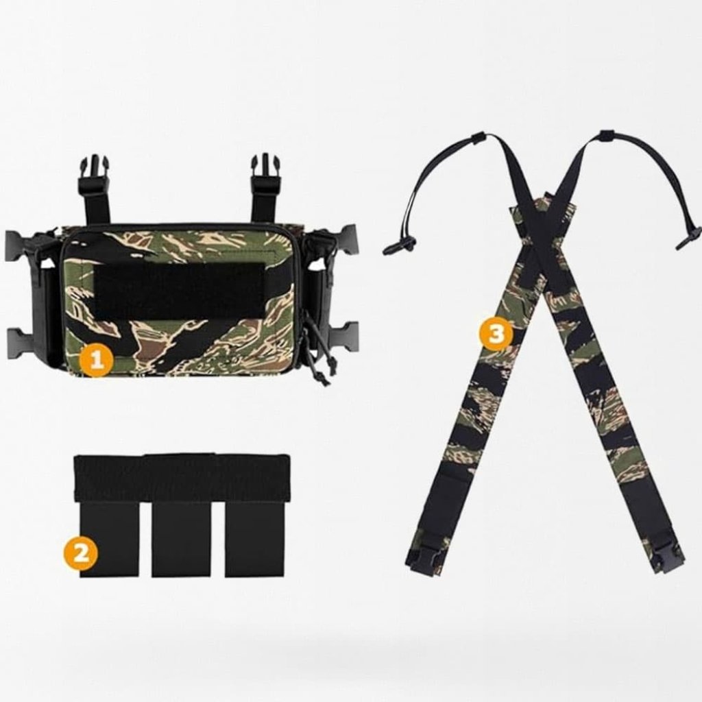 Emersongear EM7409 Tactical D3CRM Chest Rig X-Harness Kit