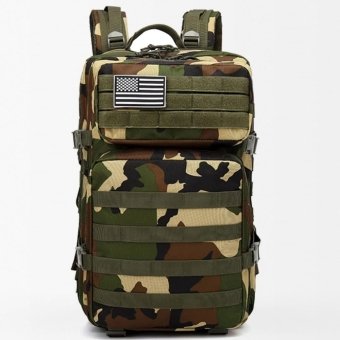 Woodland camo backpack 45L