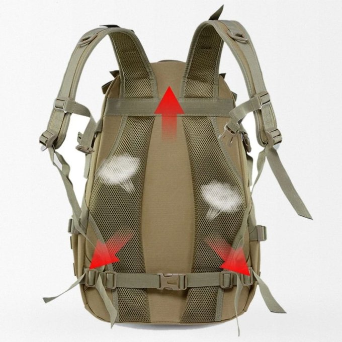 Y strap military backpack 40L