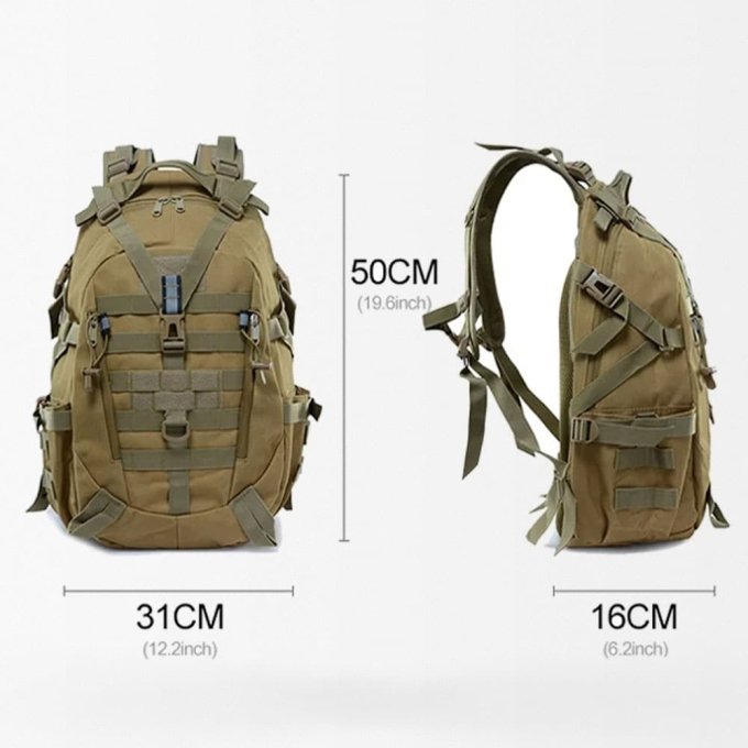 Y strap military backpack 40L