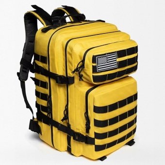 Yellow tactical backpack 45L