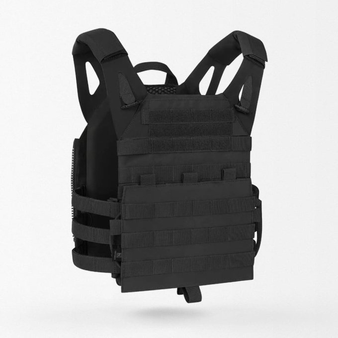 Concealable 10x12 plate carrier Black