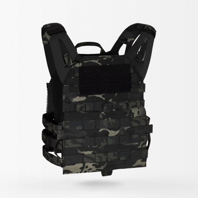 Concealable 10x12 plate carrier Multicam Black
