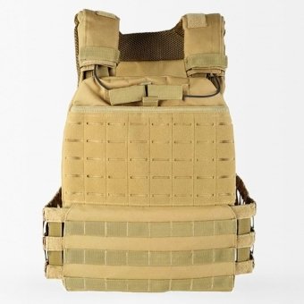 Airsoft Molle Plate Carrier Khaki