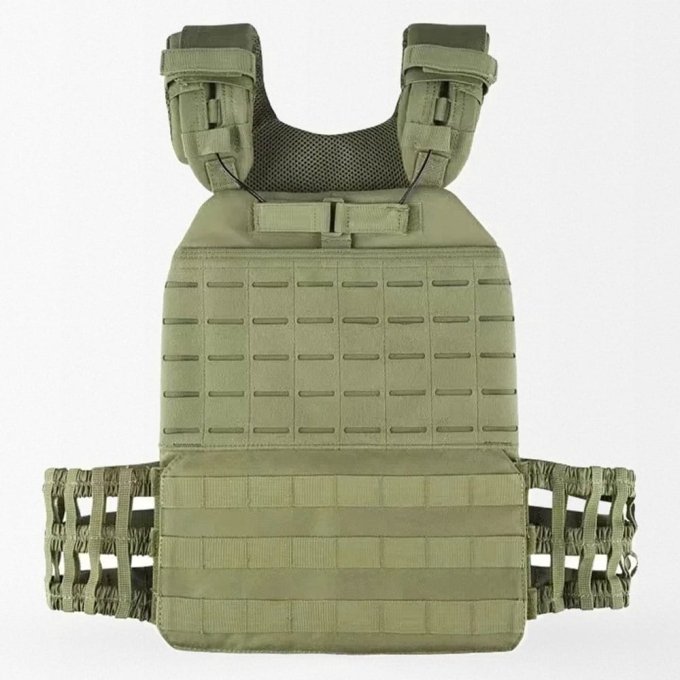 Airsoft Molle Plate Carrier Army Green