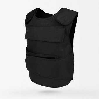 Black Concealable Plate Carrier Vest