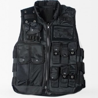 Black Tactical Load Bearing Vest