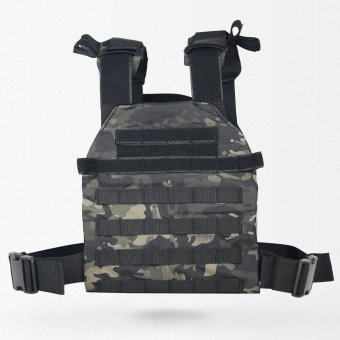 Concealed plate carrier Black Multicam