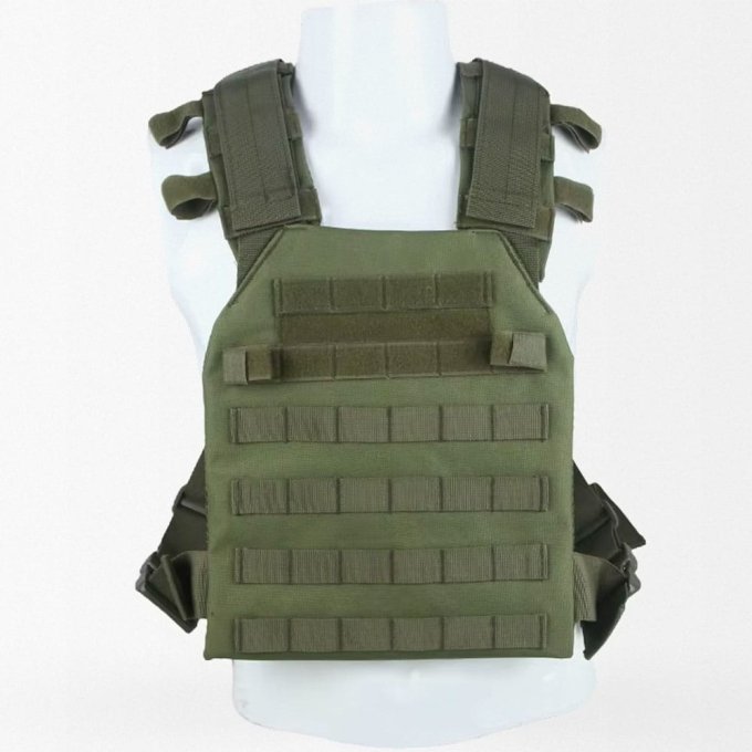 Concealed plate carrier OD Green