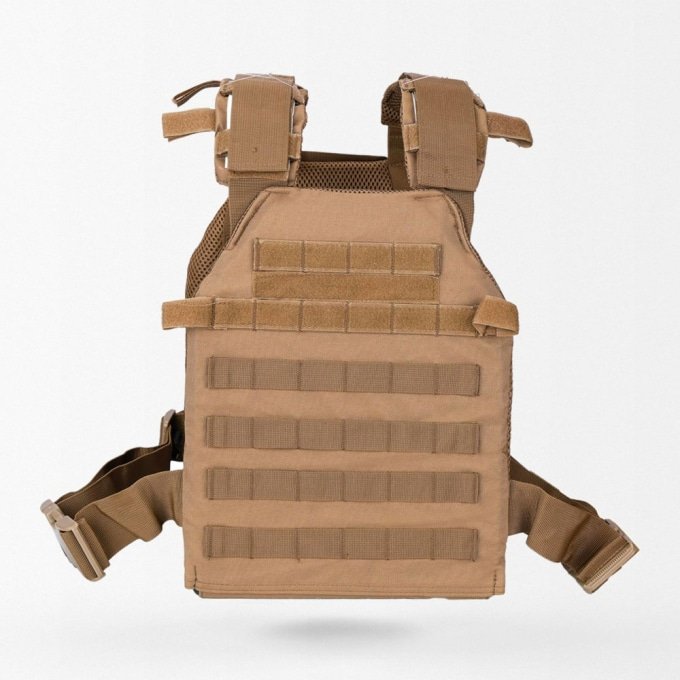 Concealed plate carrier Tan