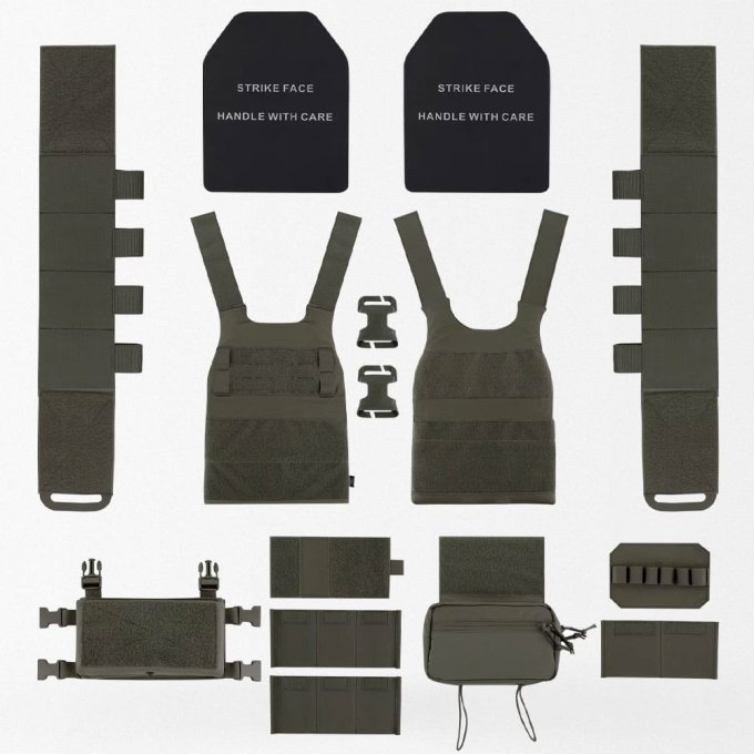 Krydex low vis slick plate carrier