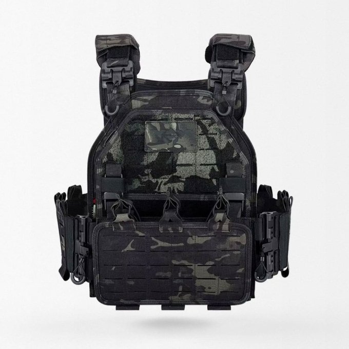 Lightweight Multicam Black Plate Carrier