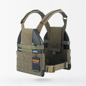 Low profile plate carrier
