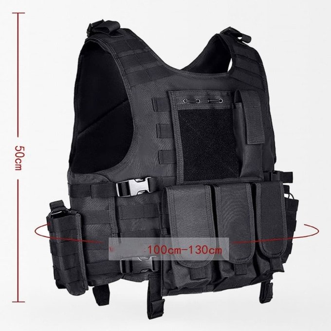 Military Vest With Mag Pouches