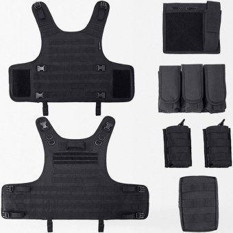 Military Vest With Mag Pouches