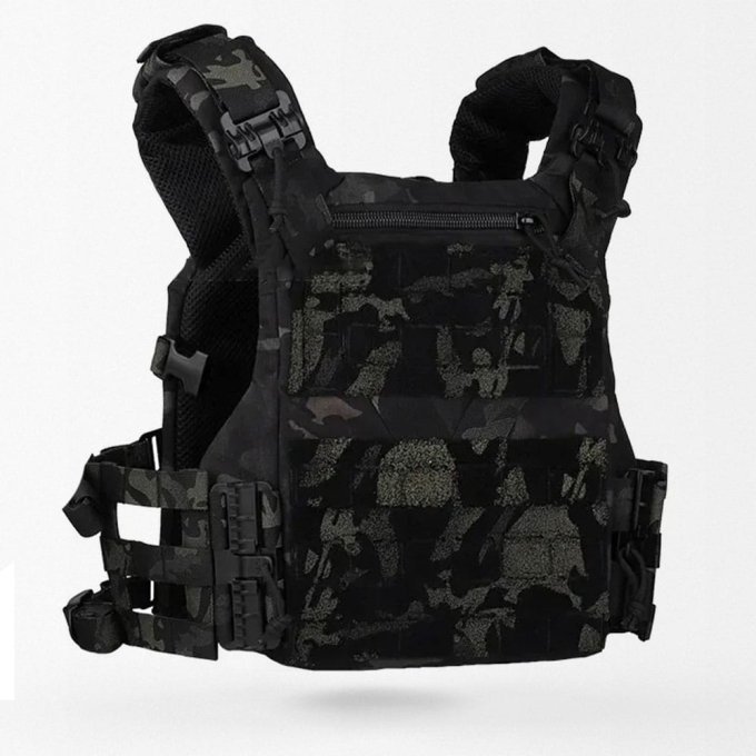 Soft armor plate carrier Multicam Black