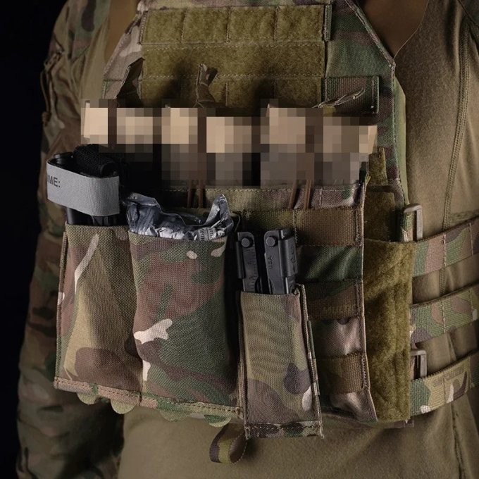 Multicam Magazine Pouch For Tactical Vest