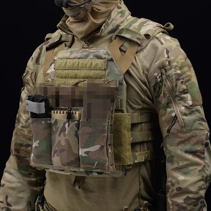 Multicam Magazine Pouch For Tactical Vest - Image 8