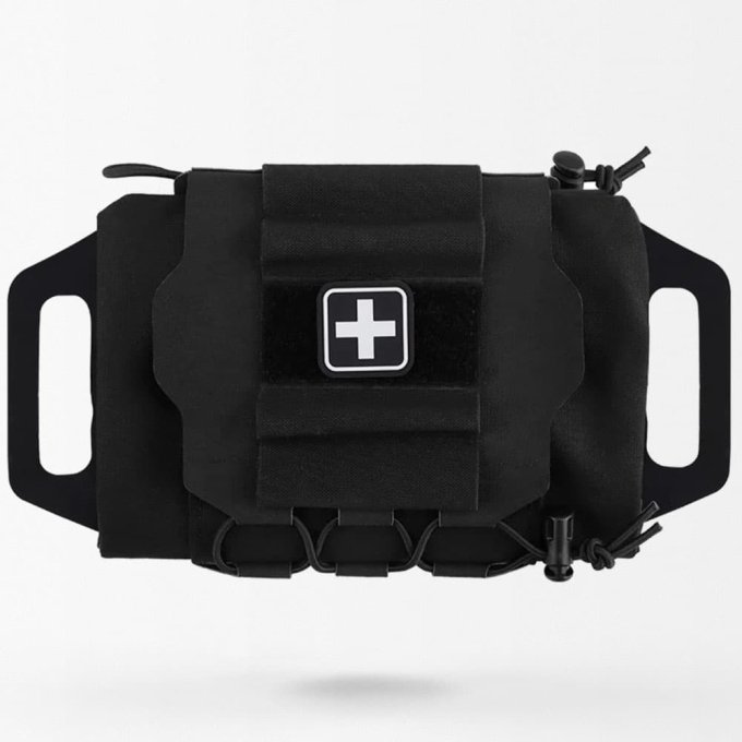 Tactical Vest Medical Pouch Black