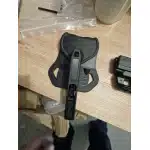 Black double stack P80 holster photo review