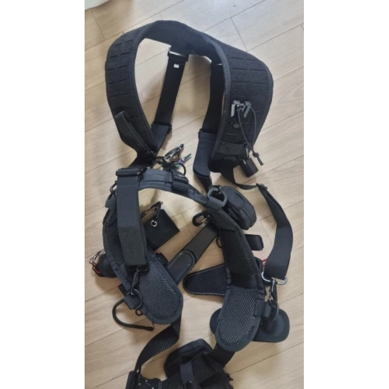 Tactical laser cut molle belt suspenders photo review