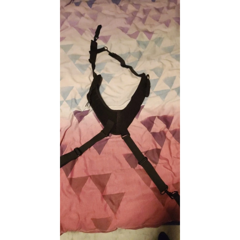 Tactical laser cut molle belt suspenders photo review