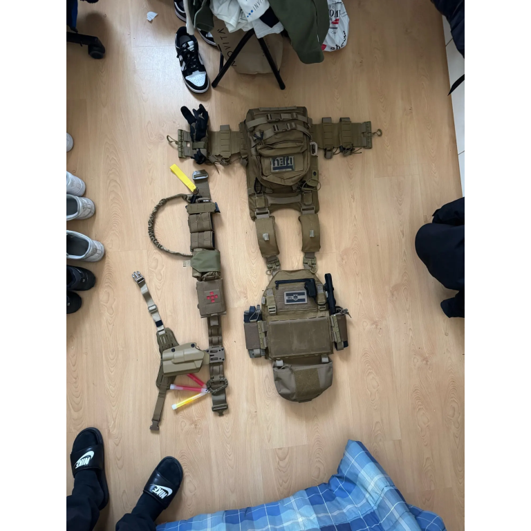 Tactical laser cut thigh belt photo review