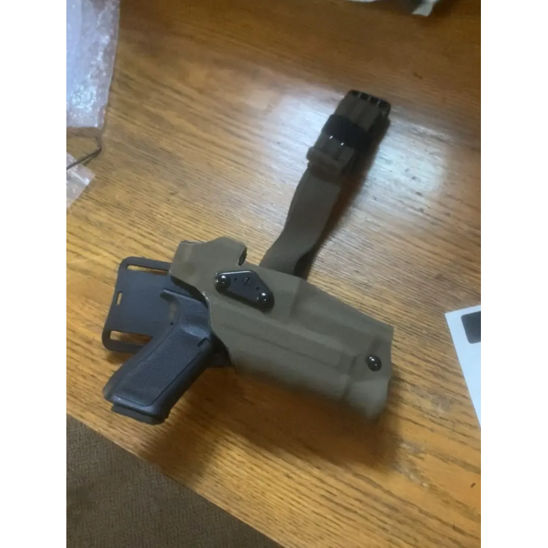 Tan drop leg glock 17 holster photo review