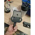 Black double stack P80 holster photo review