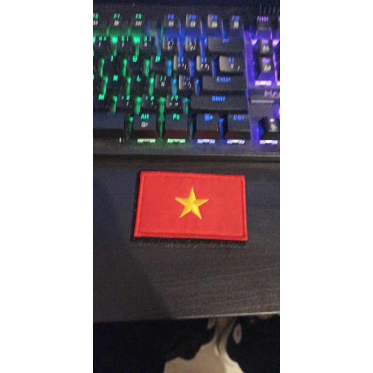 Vietnam flag  patch photo review