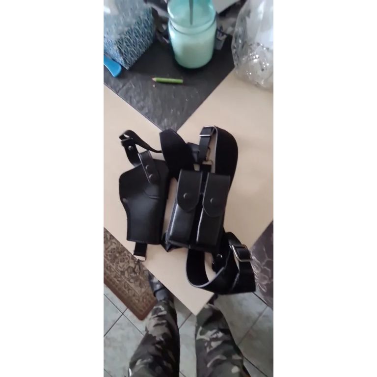 Leather underarm holster photo review