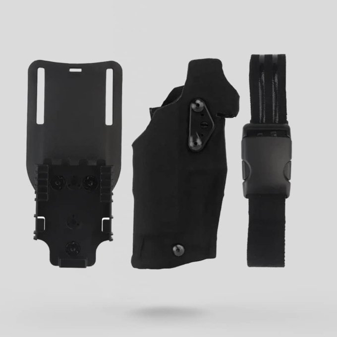 Black drop leg glock 17 holster