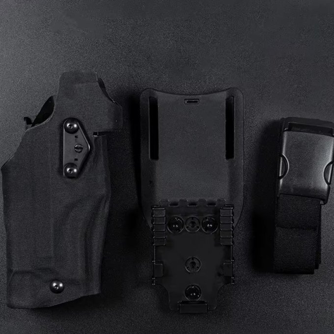 Black drop leg glock 17 holster - Image 2