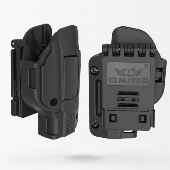 Black finger release G19 holster