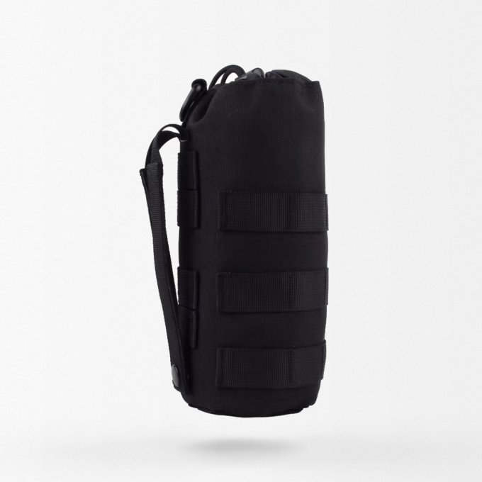 Black water bottle holster